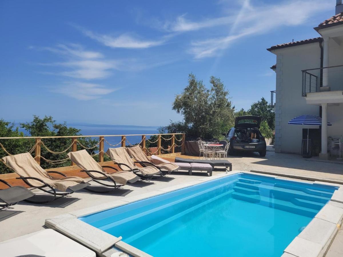 Ferienwohnung Mit Pool Kroatien Mit Meerblick Und Pool لوفغان المظهر الخارجي الصورة