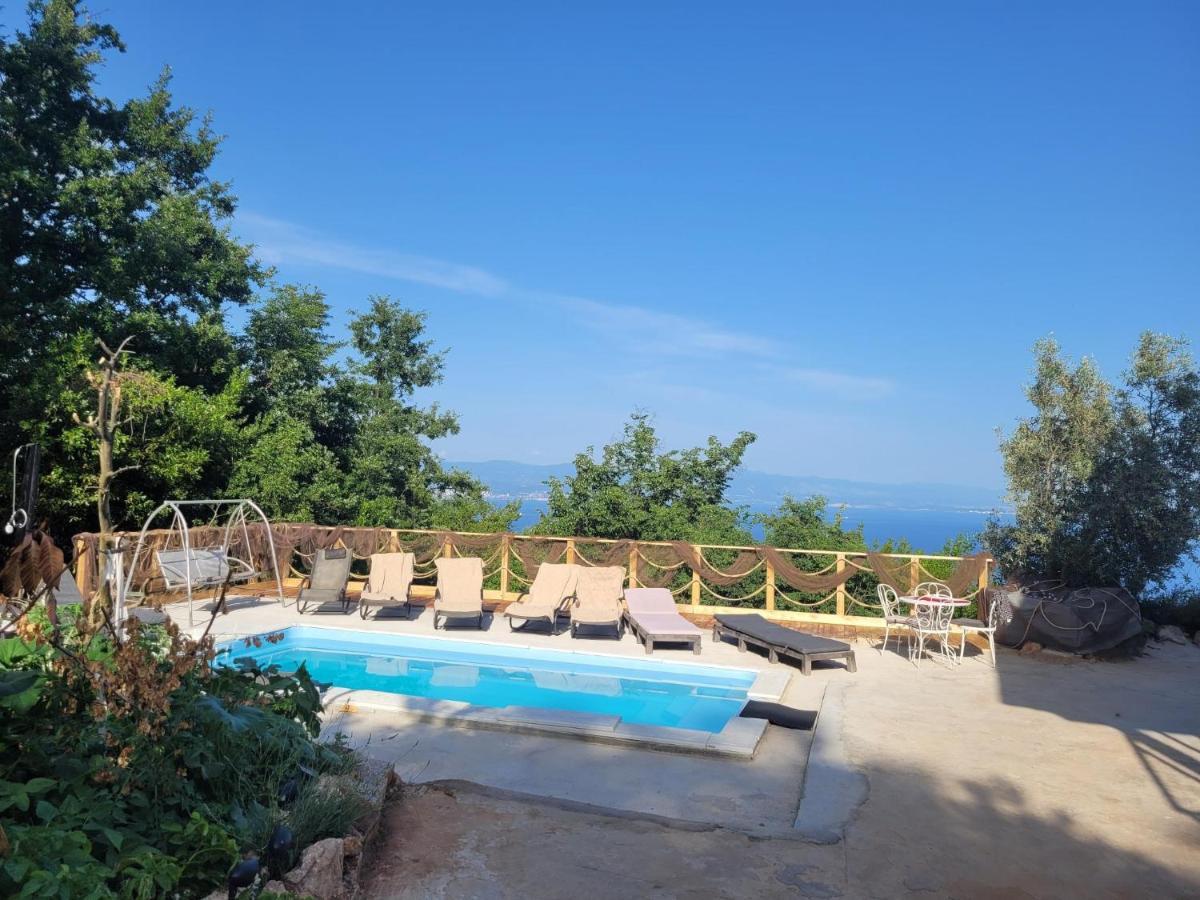 Ferienwohnung Mit Pool Kroatien Mit Meerblick Und Pool لوفغان المظهر الخارجي الصورة