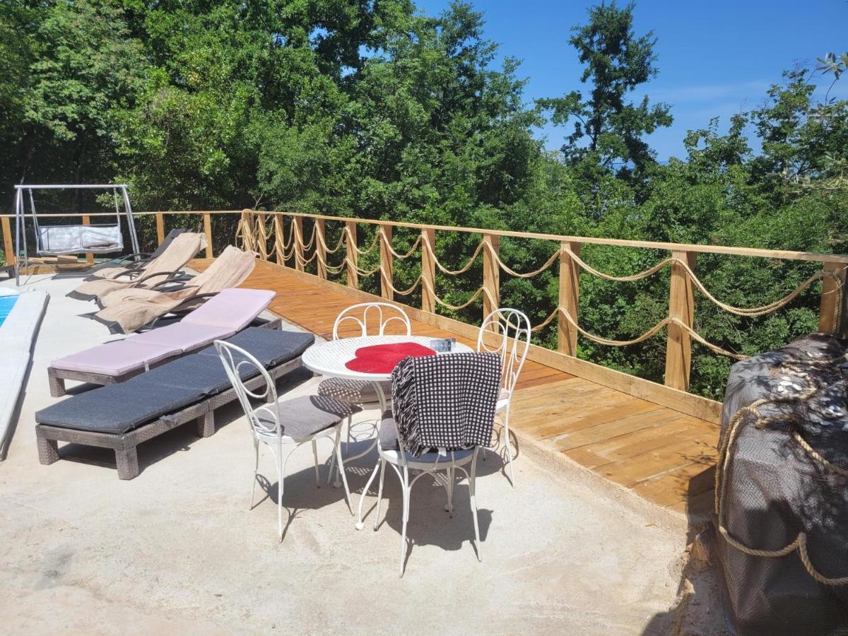 Ferienwohnung Mit Pool Kroatien Mit Meerblick Und Pool لوفغان المظهر الخارجي الصورة