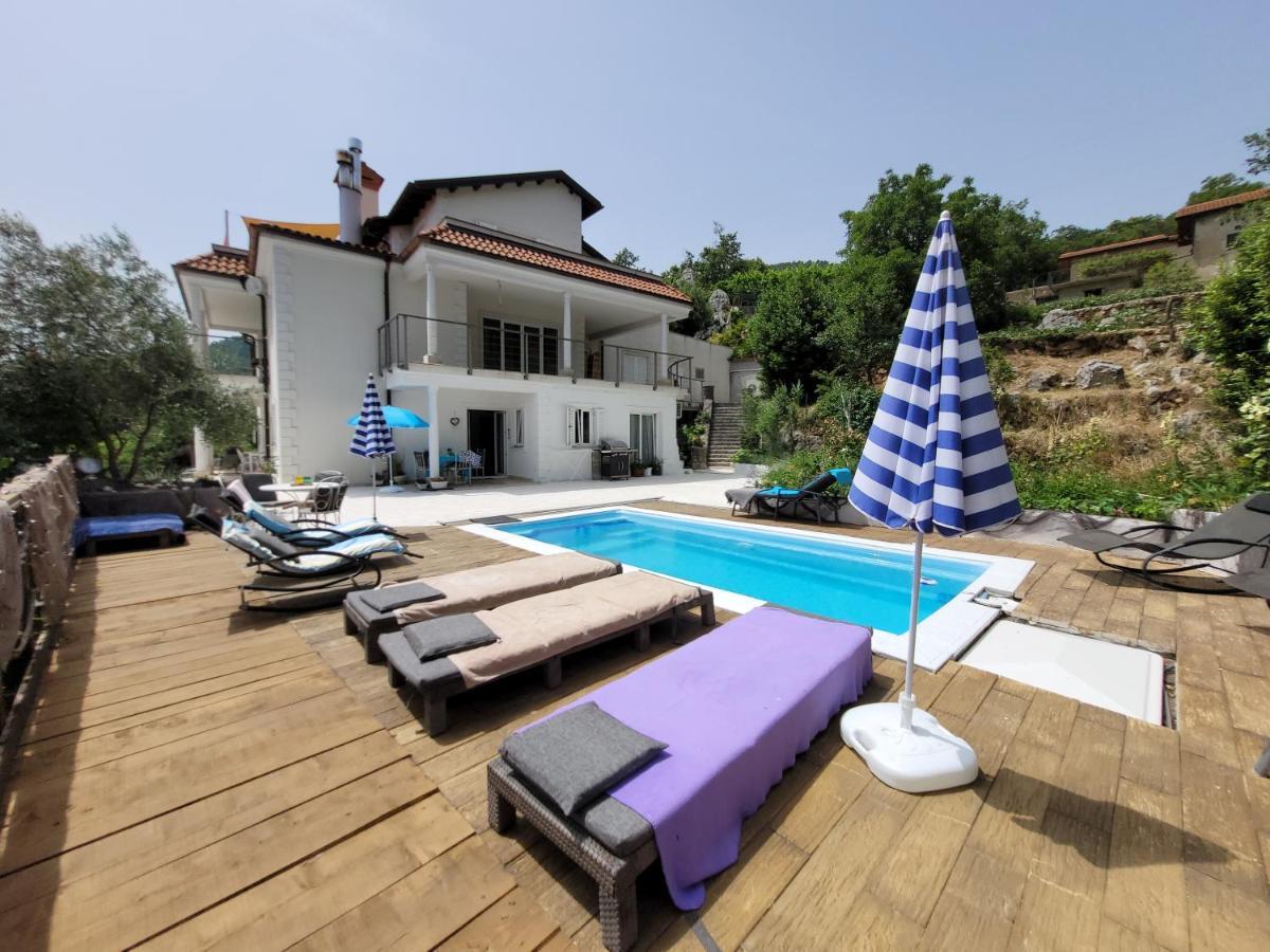 Ferienwohnung Mit Pool Kroatien Mit Meerblick Und Pool لوفغان المظهر الخارجي الصورة