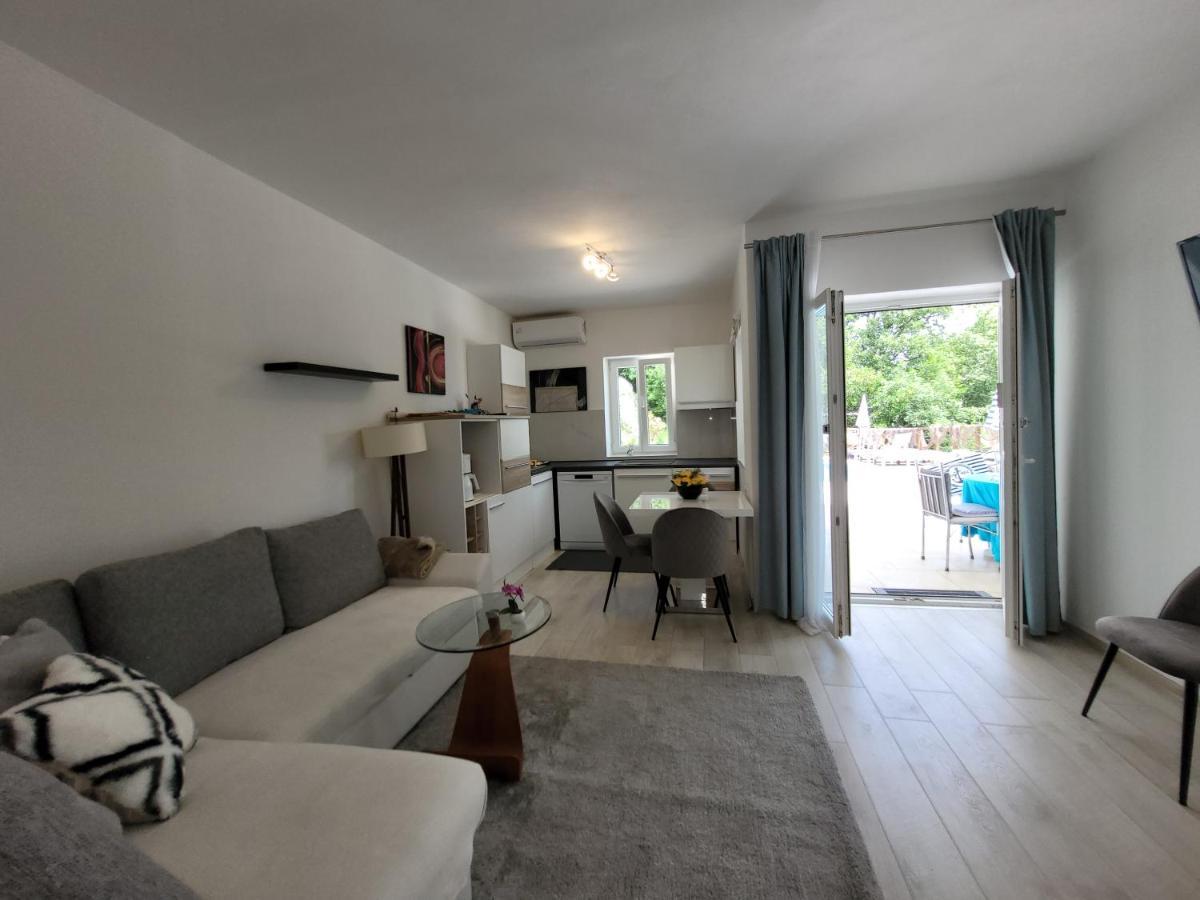 Ferienwohnung Mit Pool Kroatien Mit Meerblick Und Pool لوفغان المظهر الخارجي الصورة